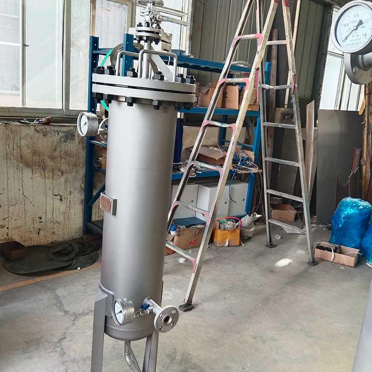 華豫生產(chǎn)供應(yīng)環(huán)碳六過濾器DN25 化工廠用 單袋式